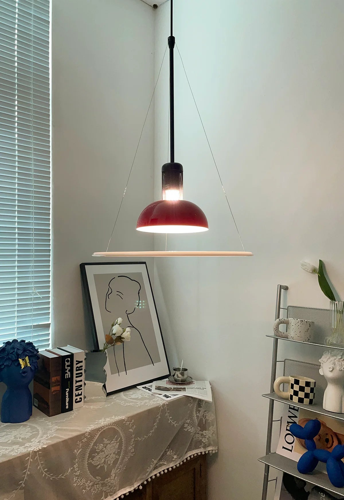 Frisbi Acrylic Disc Pendant Light