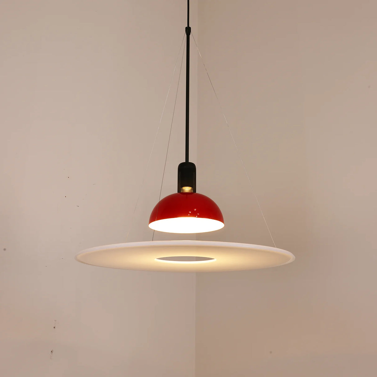 Frisbi Acrylic Disc Pendant Light
