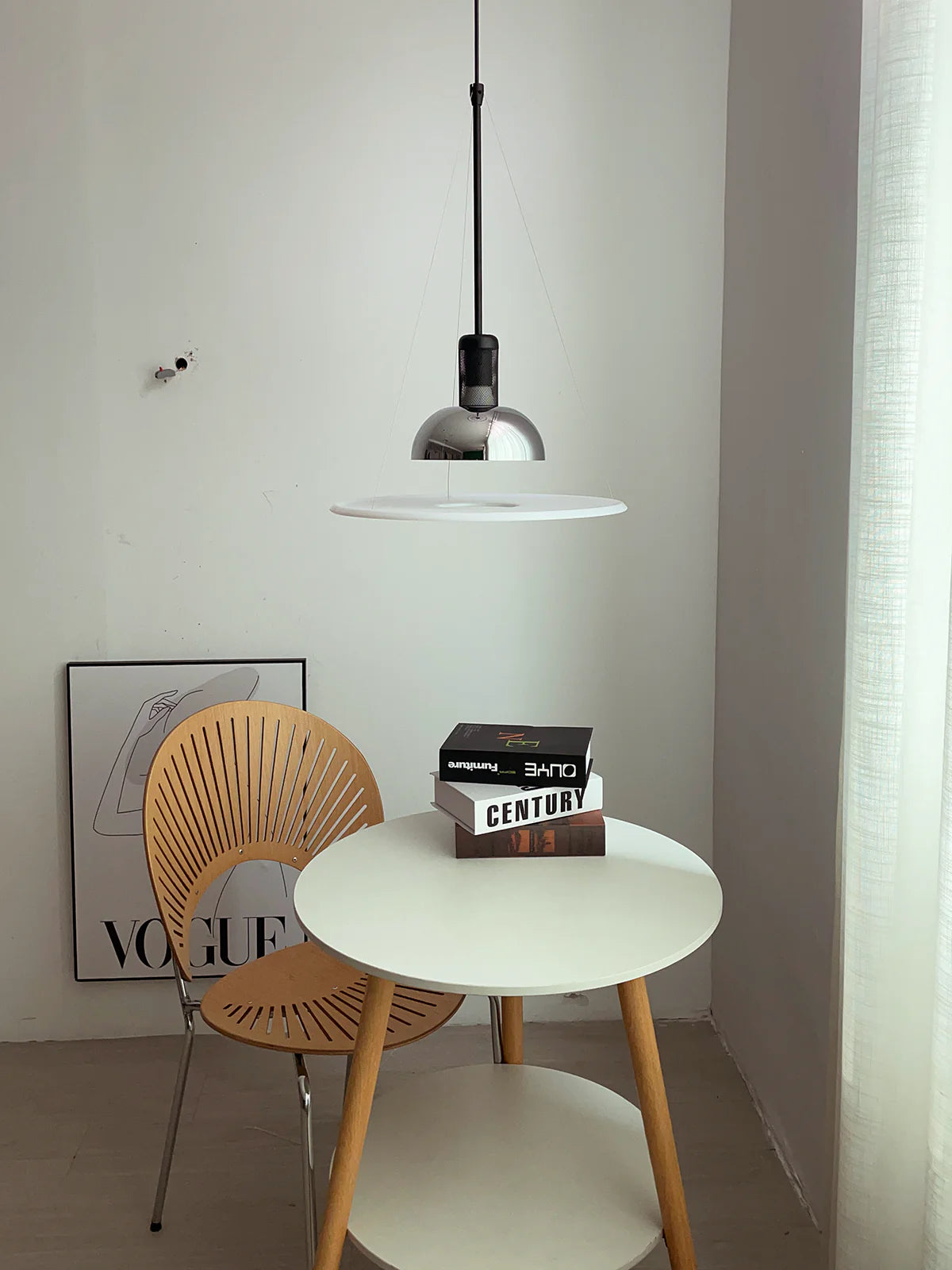 Frisbi Acrylic Disc Pendant Light