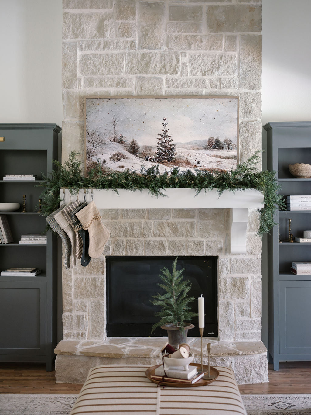 9' Faux Evergreen Cedar Garland