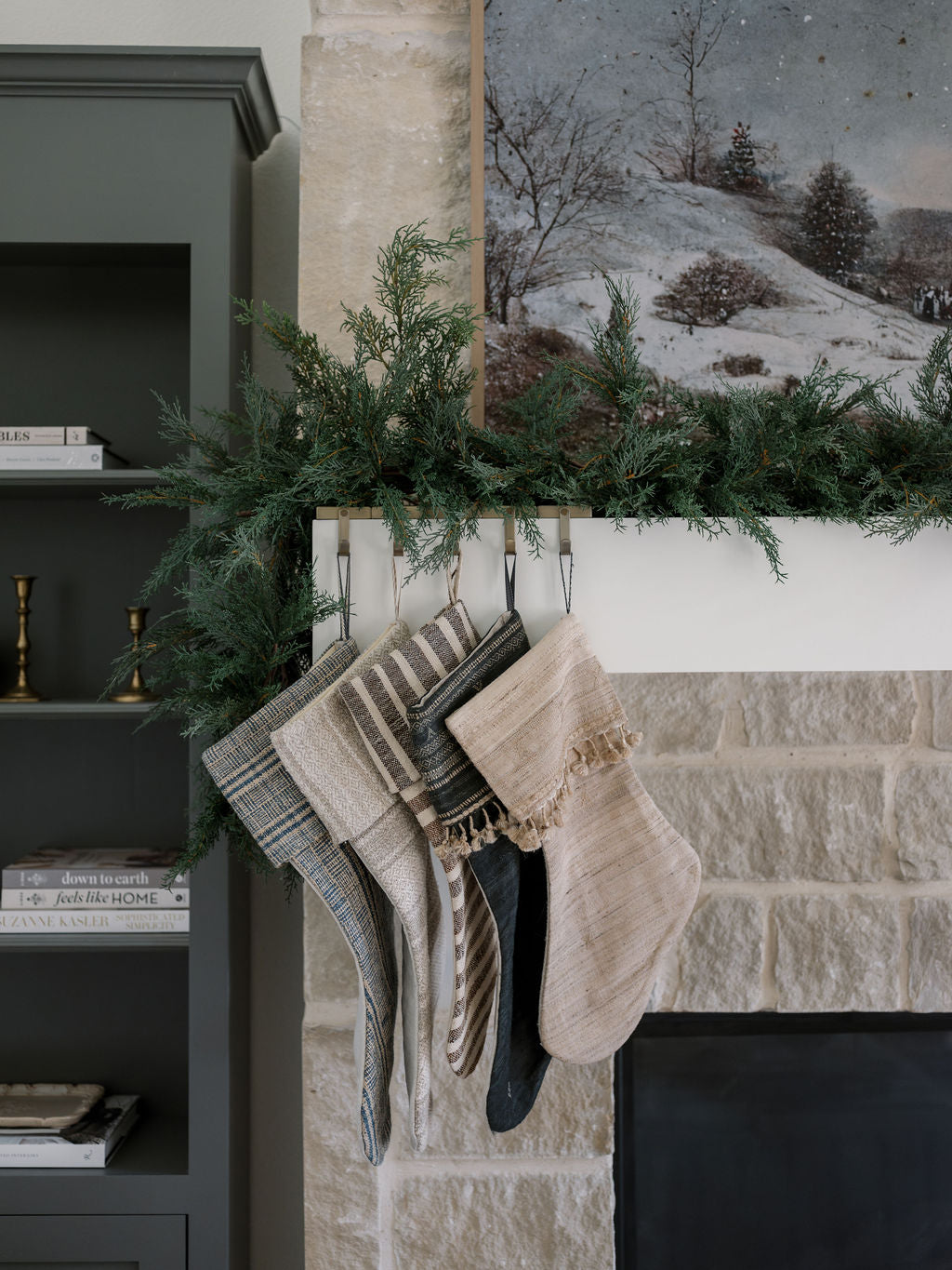 9' Faux Evergreen Cedar Garland