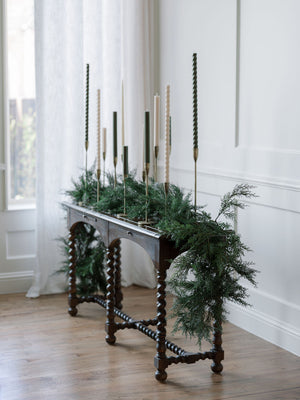 9' Faux Evergreen Cedar Garland