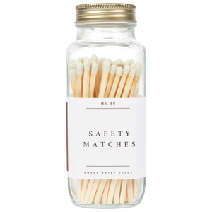 White Tip Safety Matches - 60 Count, 3.75"