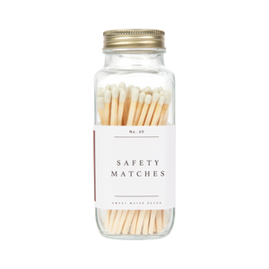 White Tip Safety Matches - 60 Count, 3.75"