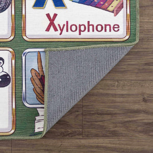 Osric Colorful Alphabet Washable Kids Rug - Clearance