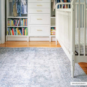 Gael Blue Boutique Washable Rug
