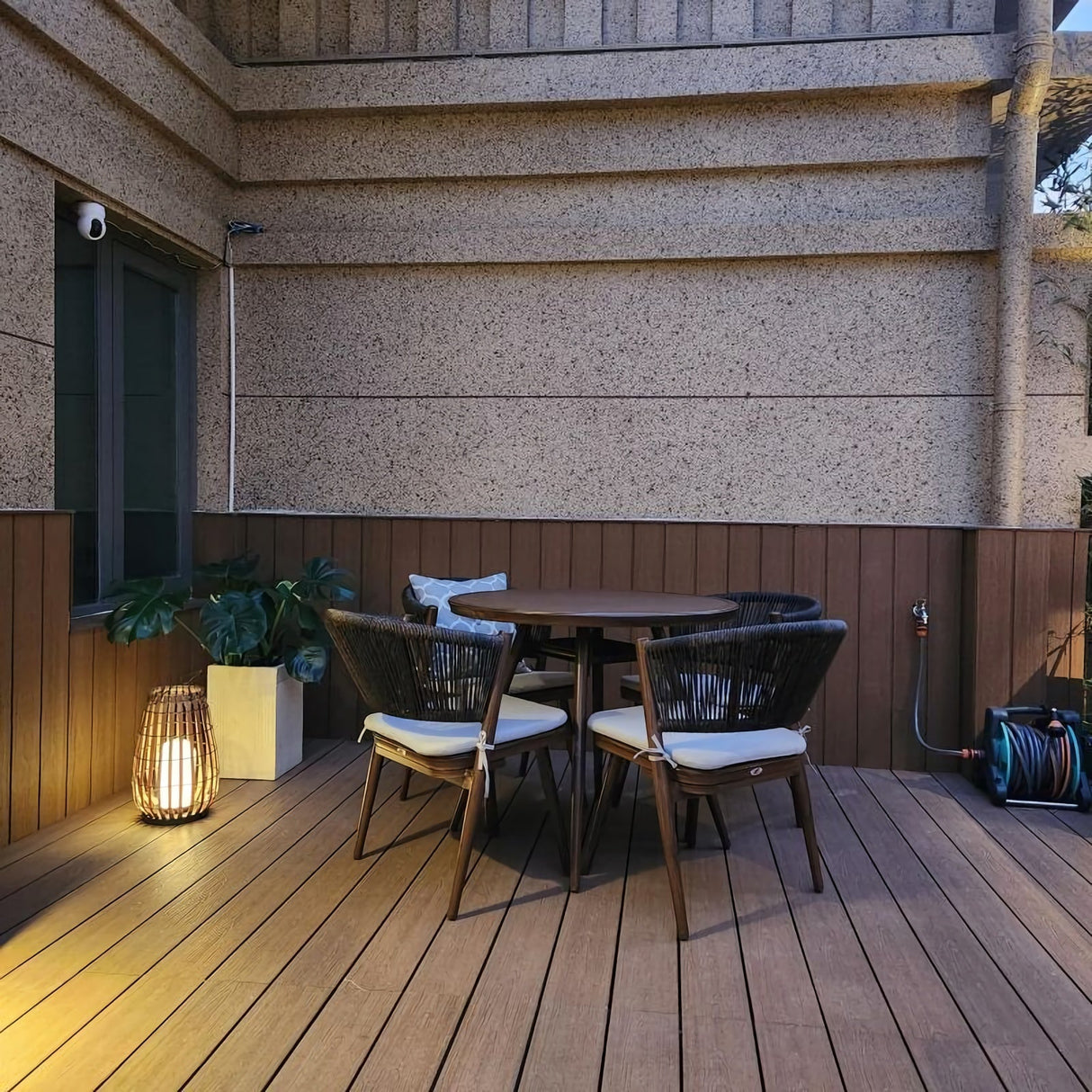 Garden Rattan Floor Lamp