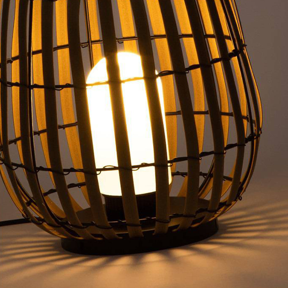 Garden Rattan Floor Lamp