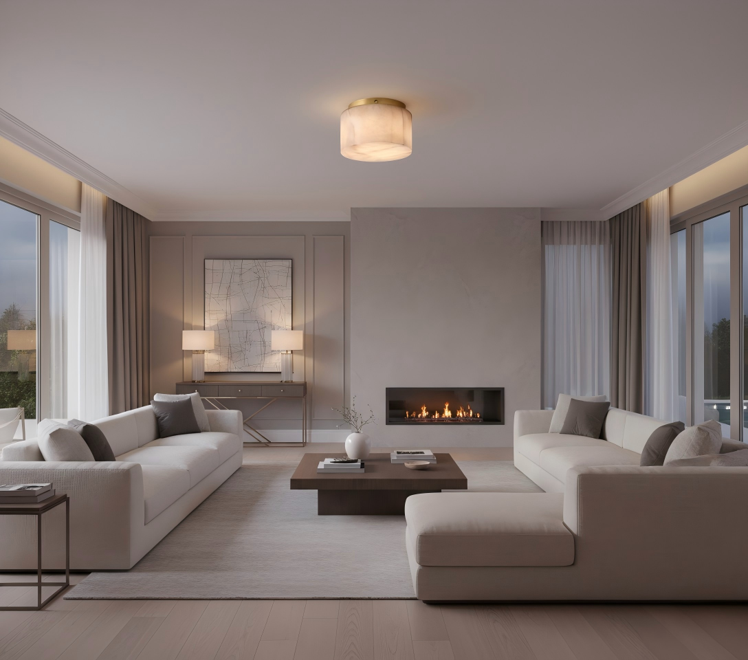 Rivage Round ceiling lamp