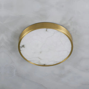 Geometric Alabaster Recessed Ceiling Light