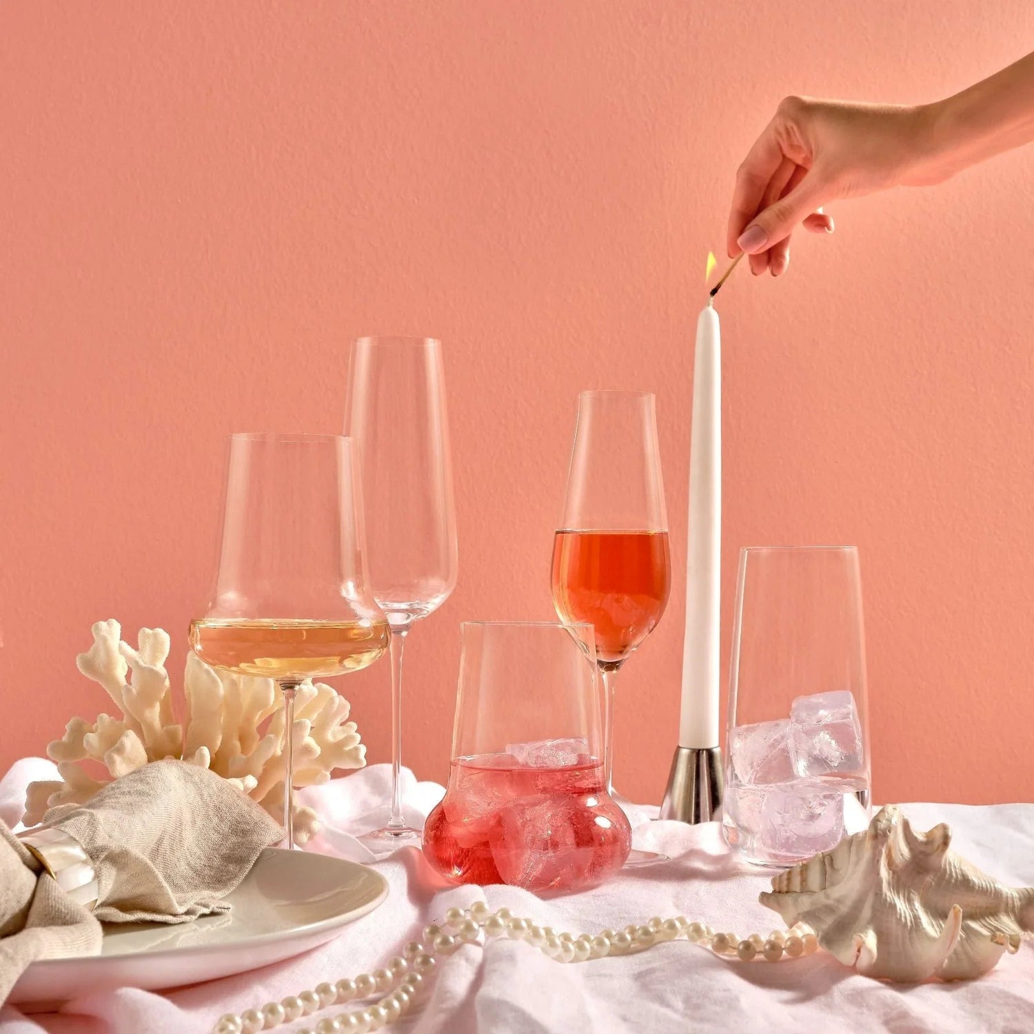 Ghost Zero Belly White Wine Glass