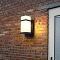 Glass Mcdade Square Outdoor Wall Light