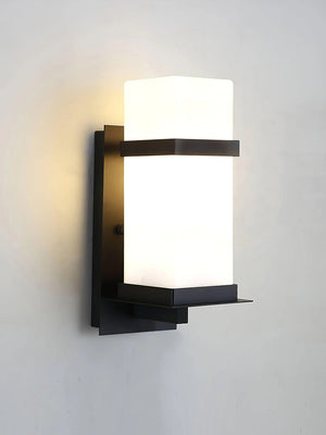 Glass Mcdade Square Outdoor Wall Light