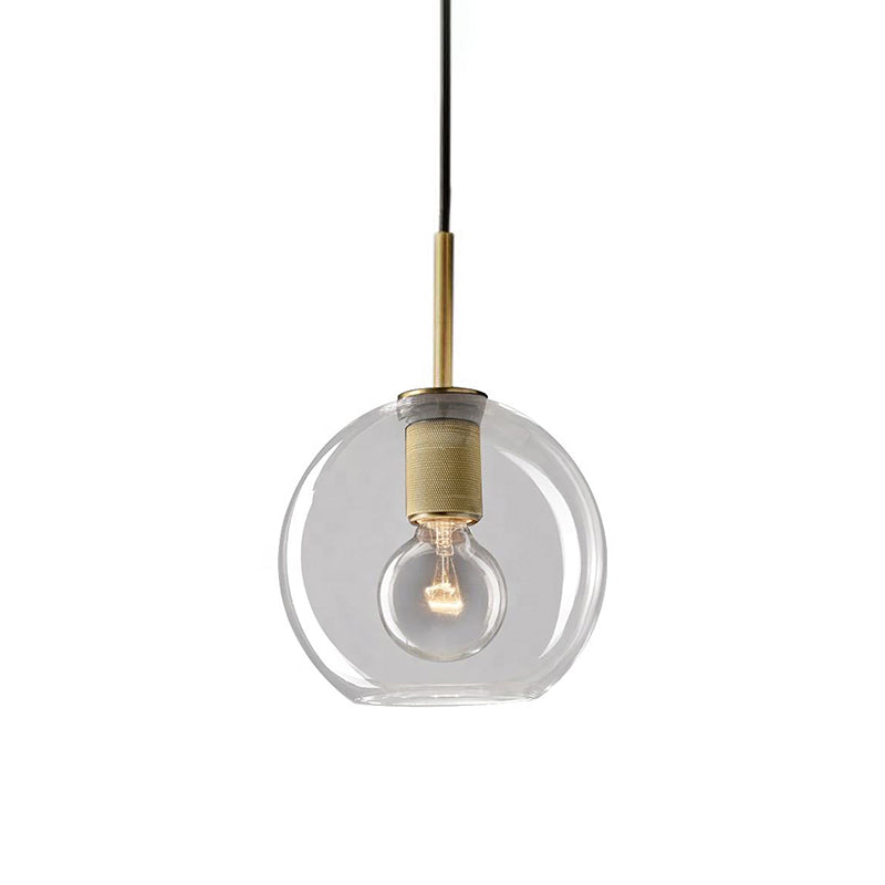 Glass Shaded Pendant Light