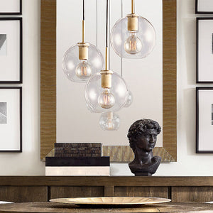Glass Shaded Pendant Light
