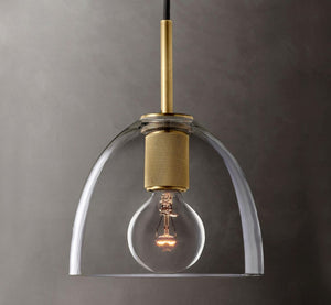 Glass Shaded Pendant Light