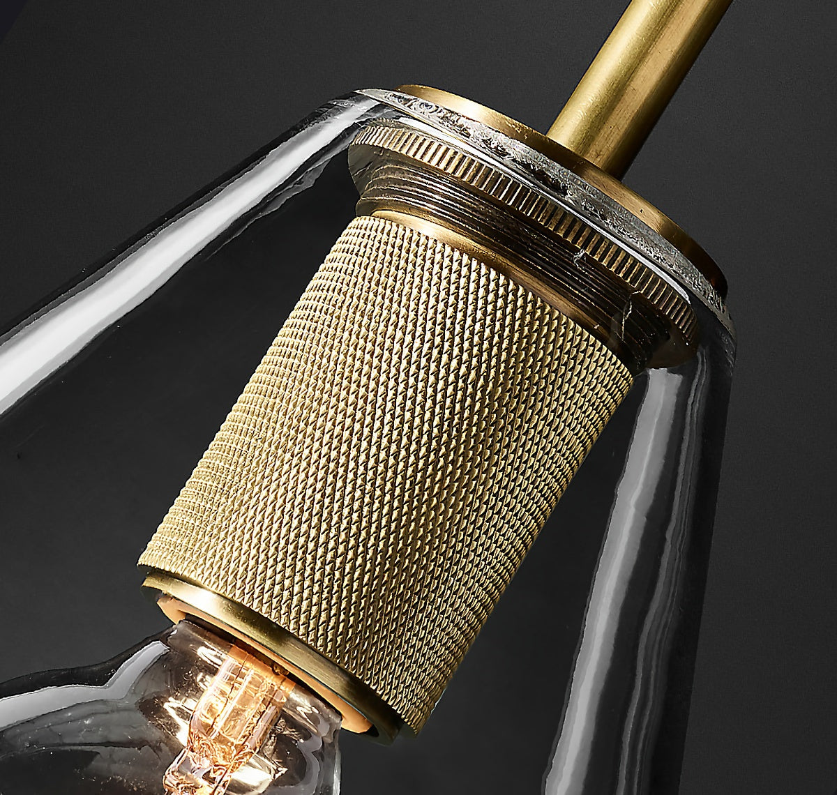 Glass Shaded Pendant Light