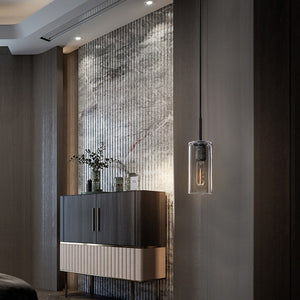 Glass Shaded Pendant Light