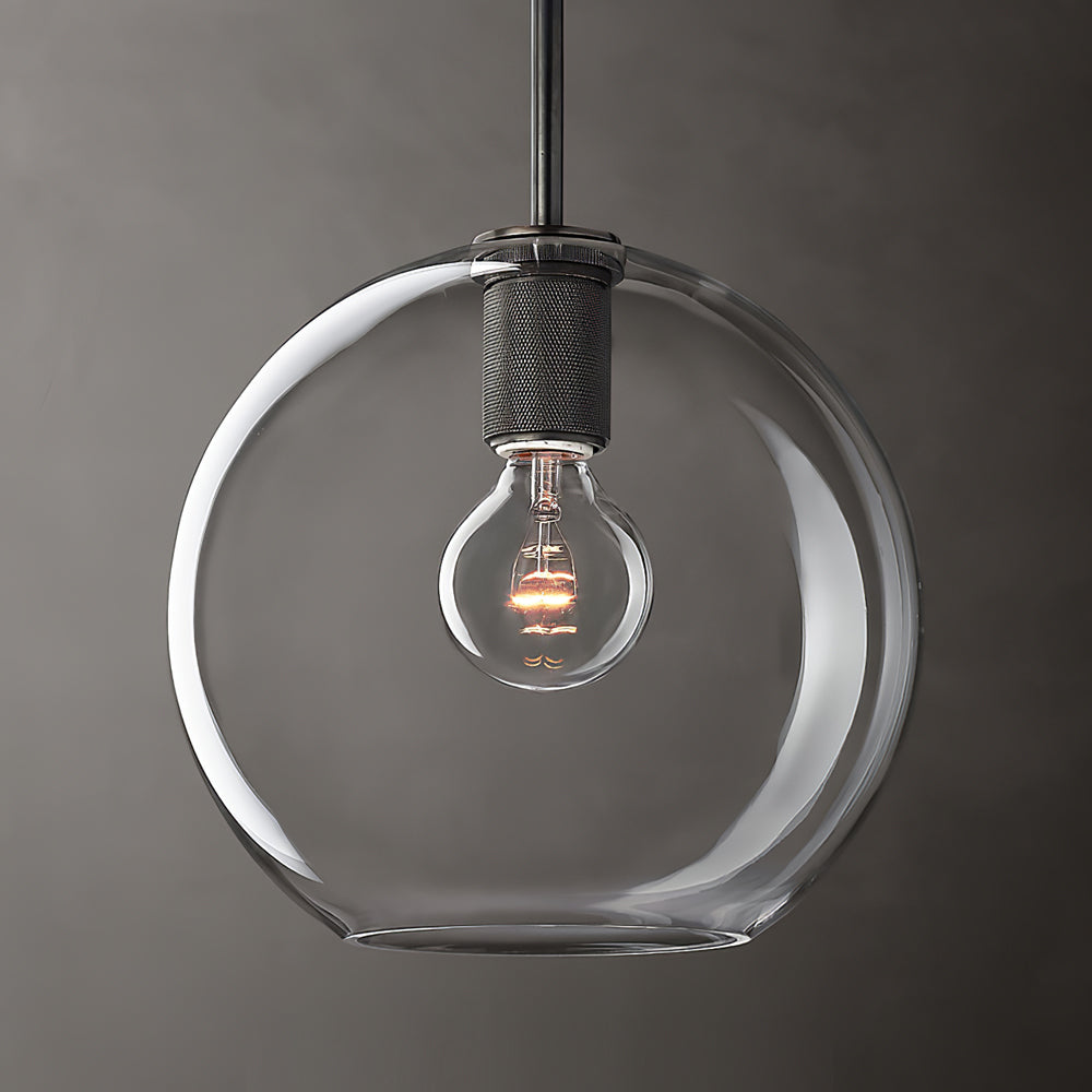Glass Shaded Pendant Light