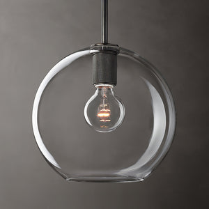 Glass Shaded Pendant Light