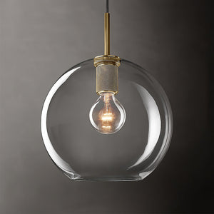 Glass Shaded Pendant Light