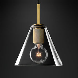 Glass Shaded Pendant Light