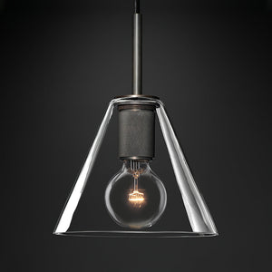 Glass Shaded Pendant Light