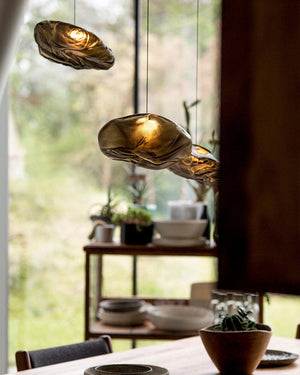 Gold Ribbon Chandelier