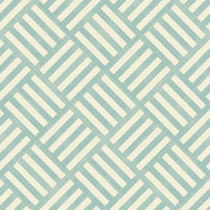 Green Geometric Stripes Pattern Peel and Stick Wallpaper