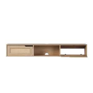 Hamkke Boho 2-Door Floating TV Stand