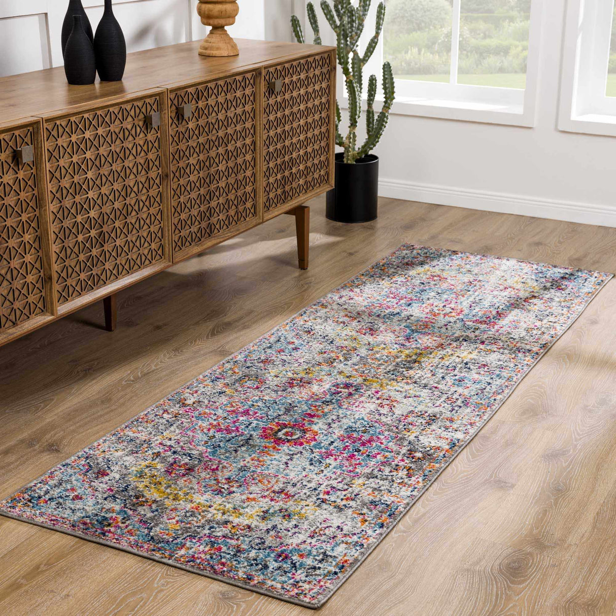 Delanson Colorful Area Rug