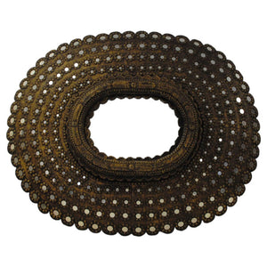 Handcrafted Oval 40" Wide Decorative Wall Mirror