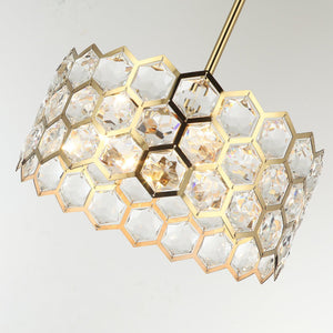 13 Inch Modern Golden 3-Light Pendant Lighting for Living Room