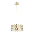 13 Inch Modern Golden 3-Light Island Pendant Lighting for Living Room