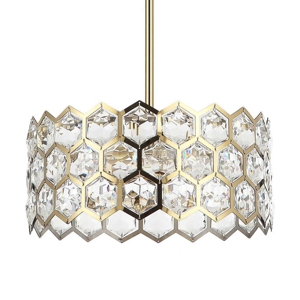 13 Inch Modern Golden 3-Light Pendant Lighting for Living Room