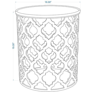 Pram Charcoal End Table
