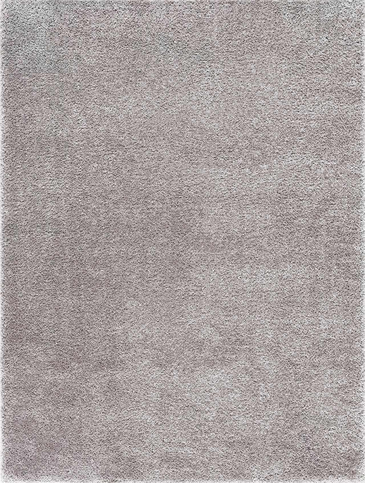 Heavenly Solid Light Gray Plush Rug - Clearance