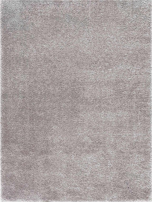 Heavenly Solid Light Gray Plush Rug - Clearance