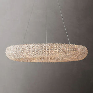 Crystal Clear Round Chandelier