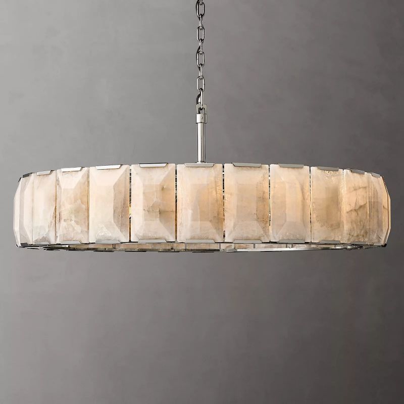 Harson Calcite Round Chandelier 60"