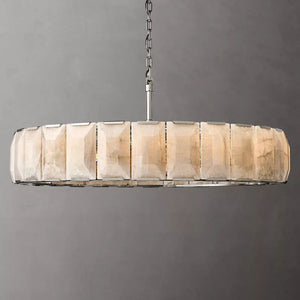 Harson Calcite Round Chandelier 60"
