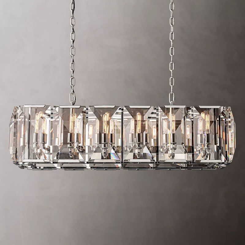 Crystal Luxury Rectangular Chandelier