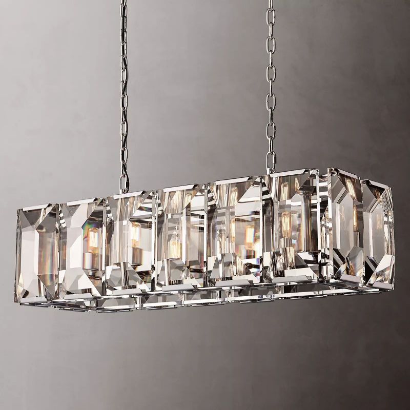 Crystal Luxury Rectangular Chandelier