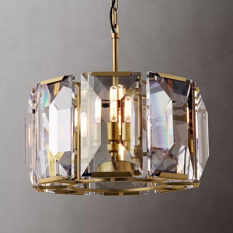 Glass Round Chandelier