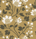Hedgerow Bloom Wallpaper - Botanical Elegance