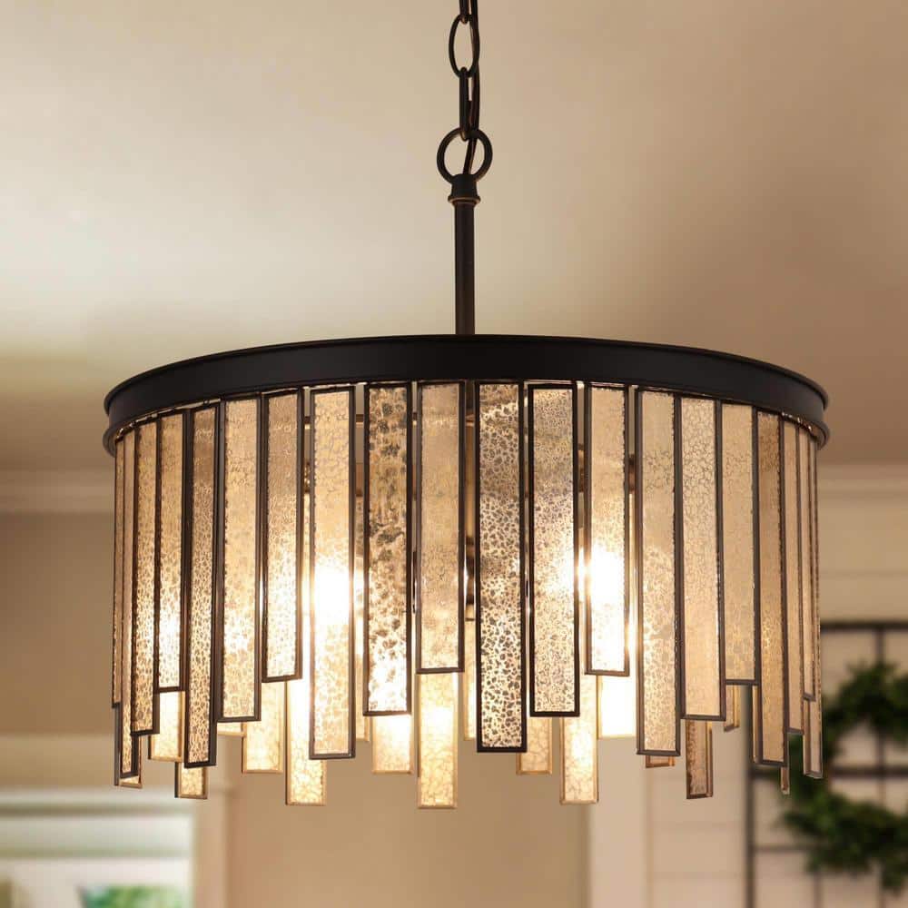 Hemaaolay Colored Glass Chandelier