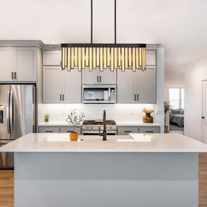 Hemaaolay Rectangular Chandelier