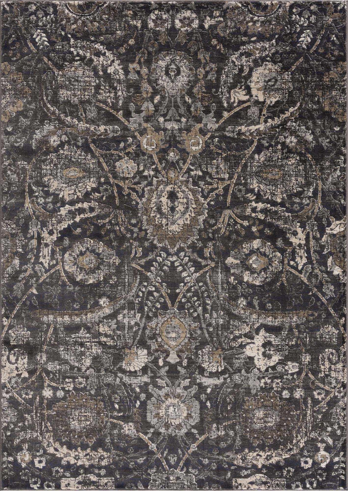 Georgiana Charcoal Area Rug