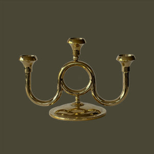 Canton Candelabra in Brass