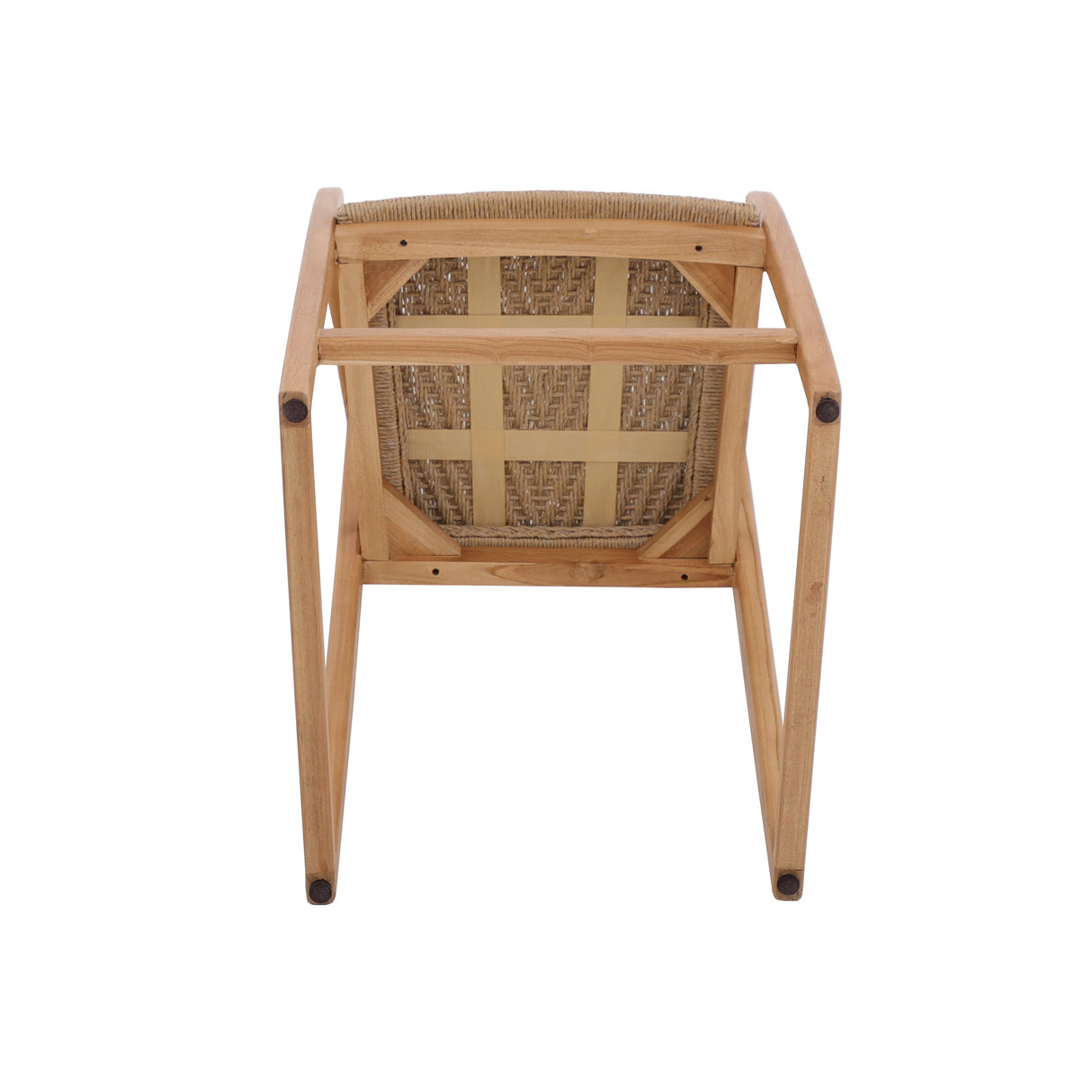 Ubud Natural Teak Indoor/Outdoor Bar Stool - 30"